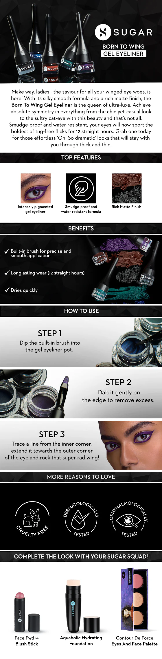 SGR EYE LINER GEL