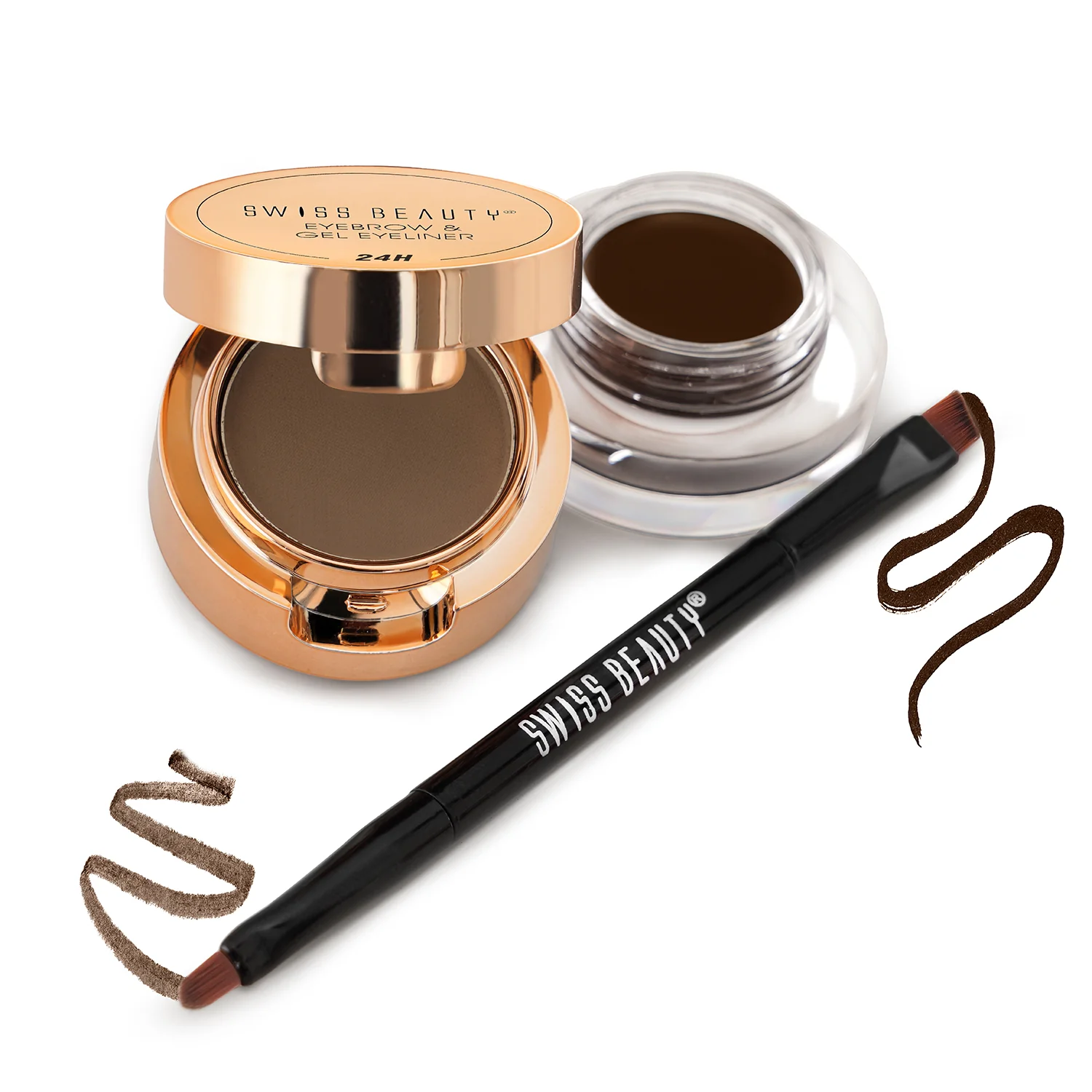SB 925 EyesBROW AND GEL EyesLINER 02 BROWN